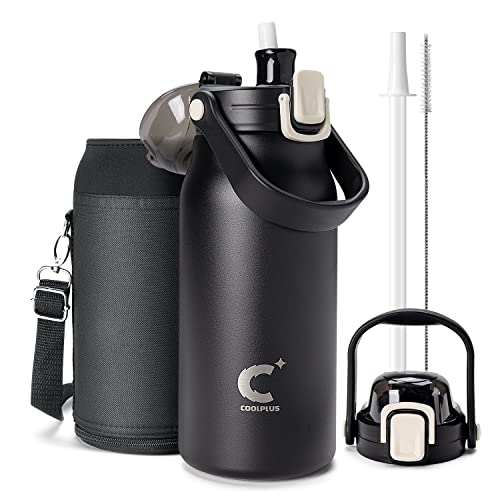 Cooplus 40 oz Water Bottle Insulated