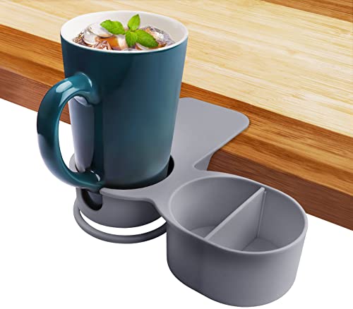 Kalolary Cup Holder Clip with Storage Tray