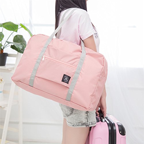 Collapsible and Lightweight Travel Duffel Bag - Axgo Pink