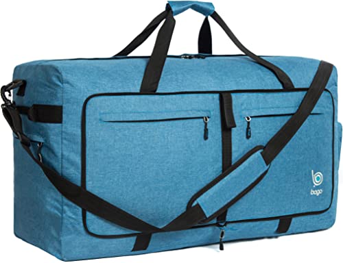Bago Travel Duffel Bags - Foldable Weekender Duffle Bag with Shoes Compartment