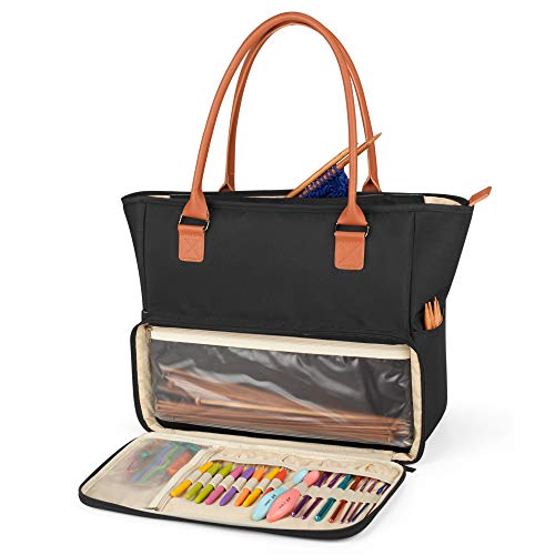 YARWO Knitting Tote Bag