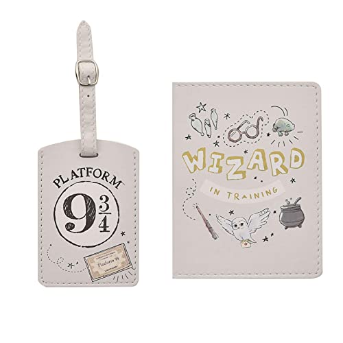 Harry Potter Passport Cover and Luggage Tag Set
