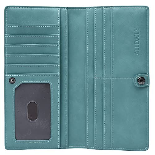 Alldaily Ultra Slim Leather Women Wallet