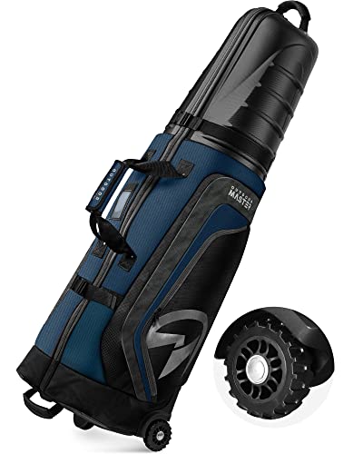 OutdoorMaster Golf Travel Bag with Wheels and Hard Case
