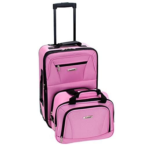 Rockland Fashion Softside Upright Luggage Set