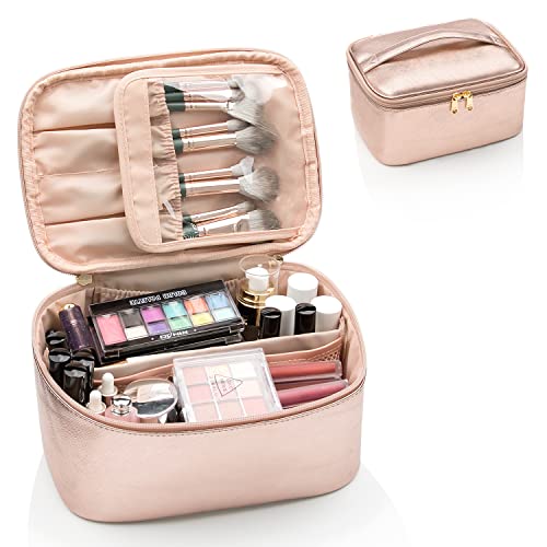 OCHEAL Rose Gold Makeup Bag