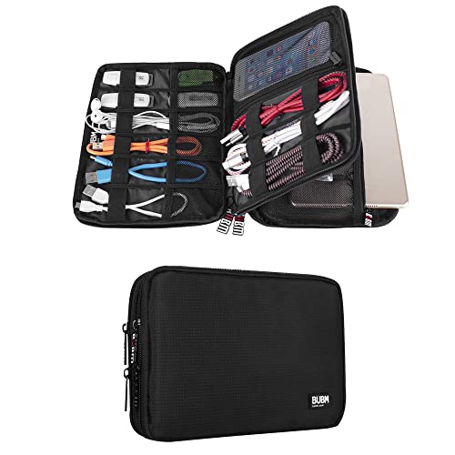 BUBM Double Layer Electronic Accessories Organizer