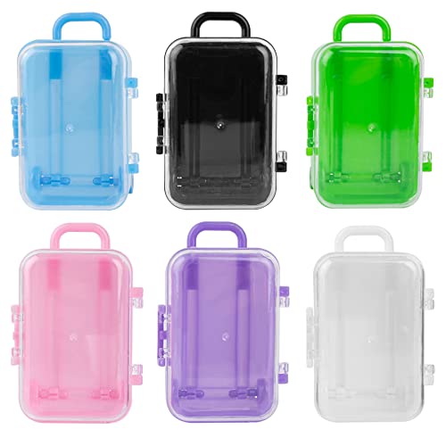 Mini Travel Suitcase Candy Boxes for Christmas Wedding 6 Colors