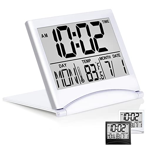 Betus Foldable Travel Alarm Clock