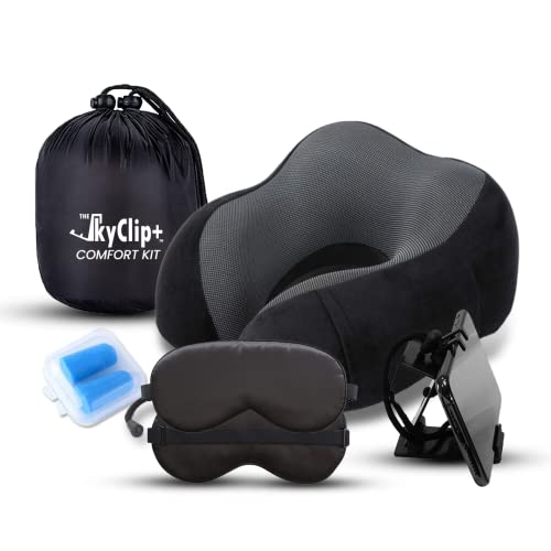 The SkyClip+ Travel Neck Pillow Set