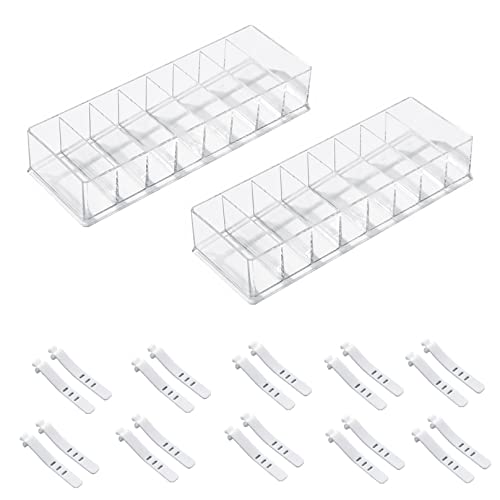 Doitxue Clear Electronics Organizer Boxes