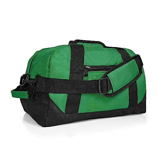 Dalix 14" Duffle Bag in Dark Green