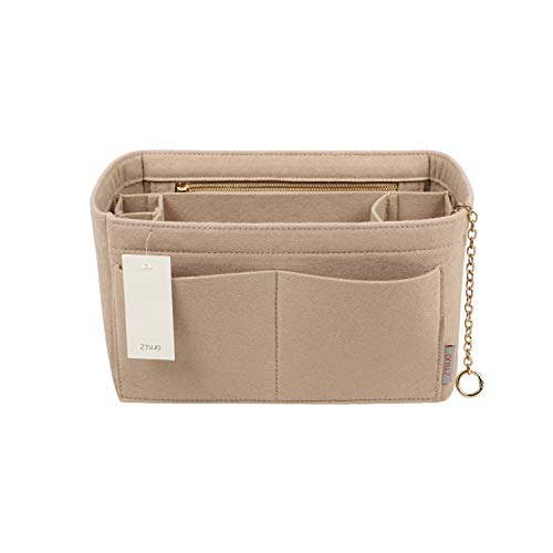 Felt Purse Organizer Insert - Medium, Beige