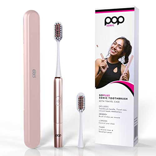 Slim Sonic Toothbrush for Adults w/ Electric Toothbrush Case