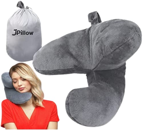 J-Pillow Travel Pillow - Chin Supporting Flight Pillow