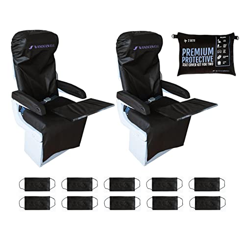 Seat Sitters Airplane & Theater Seat Cover & Tray Table Kit - Original
