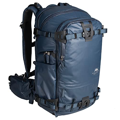 Summit Creative Tenzing Zip-Top 35L - Blue | Large Travel Camera Backpack