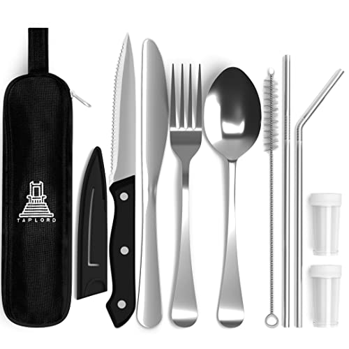 Taplord Portable Silverware Set With Case