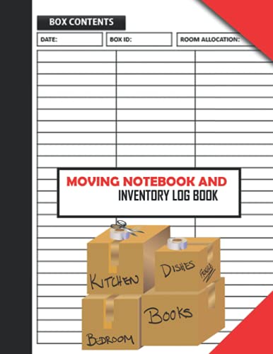 Moving Notebook & Inventory Log Book