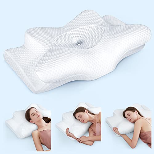 Adjustable Neck Pillows for Pain Relief Sleeping