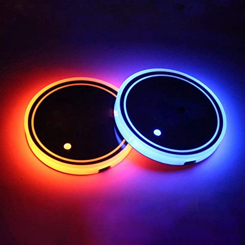 LED Car Cup Holder Lights