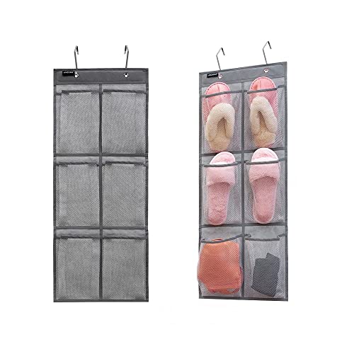 ANZORG Over The Door Hanging Shoe Organizer with 6 Pockets