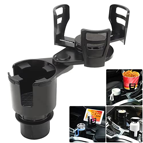  2 in 1 Multifunctional Car Cup Holder Expander with Adjustable  Base,THIS HILL Cup Holder Extender for Car for Bottles Cups Drinks Snack :  Automotive