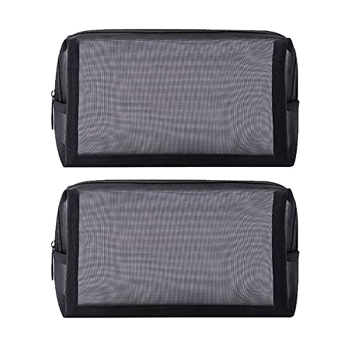 3 Pcs Mesh Makeup Bags