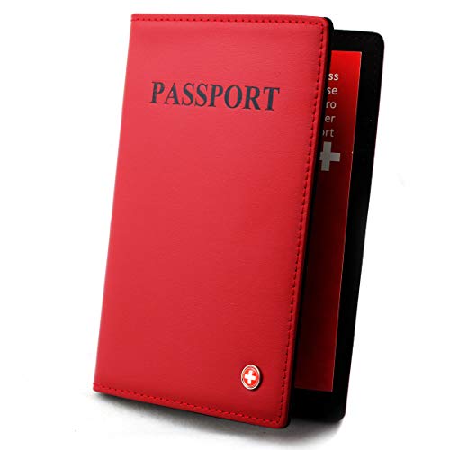 Sotania Leather Passport Holder - RFID Blocking Travel Wallet