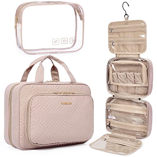 BAGSMART Hanging Travel Makeup Organizer - Compact and Convenient