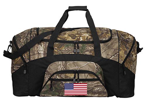 Camo American Flag Duffel Bag