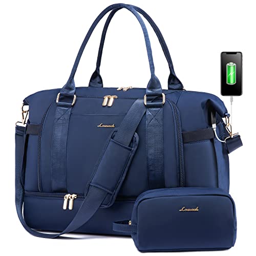 LOVEVOOK Travel Duffel Bag with USB Charging Port