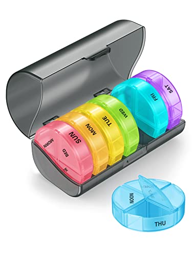 BUG HULL Large Weekly Pill Box Organizer