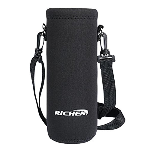 RICHEN Neoprene Water Bottle Carrier Bag - Insulated and Adjustable