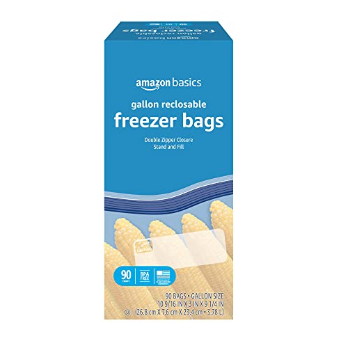 Amazon Basics Freezer Gallon Bags