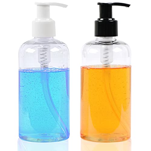 Refillable Shampoo and Conditioner Bottles with Pump