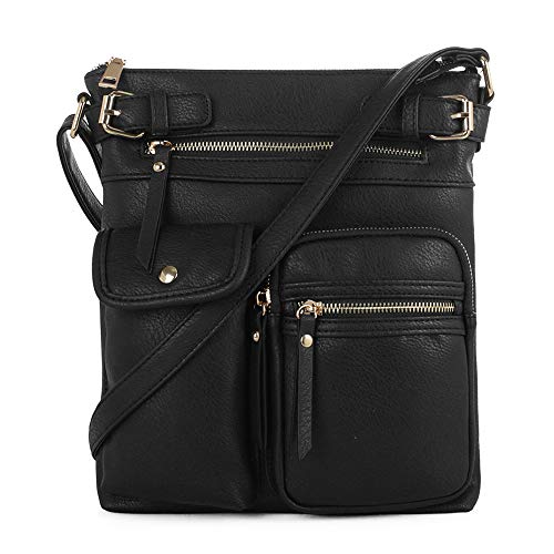 SG SUGU Katie Crossbody Bag with Multi Pocket for Women