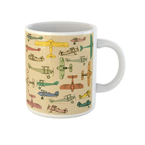 Retro Airplane Ceramic Mug Retro Airplane Ceramic Mug