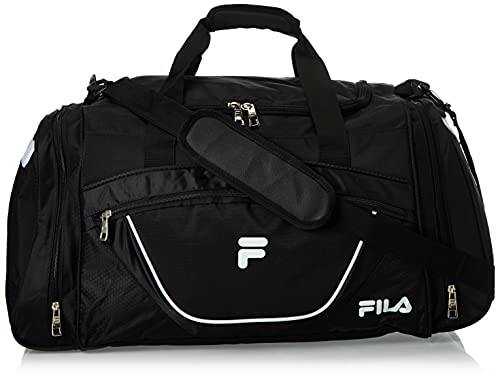 Fila Acer Duffel Bag - Large, Black/White