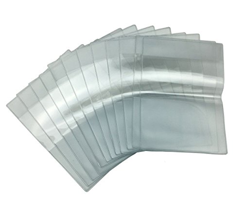 Clear Plastic Passport Holder Protector with Card Covers (5 Pack)