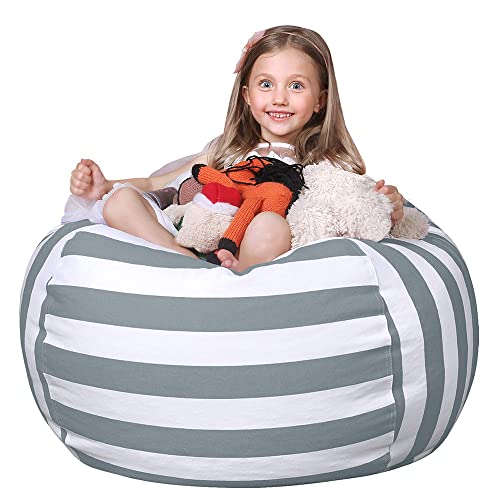 Wekapo Stuffed Animal Storage Bean Bag Chair Cover