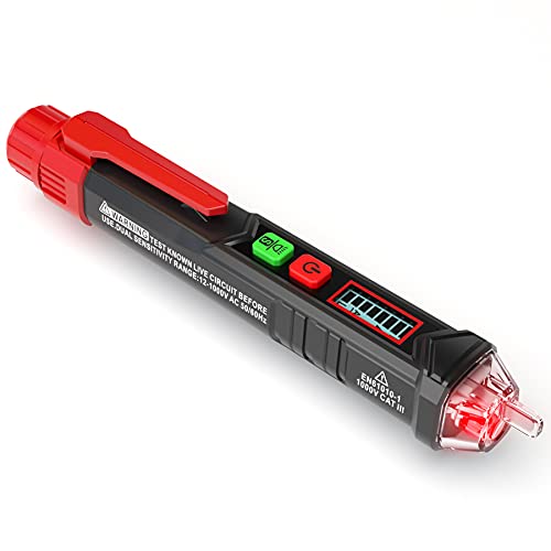 KAIWEETS Voltage Tester with Dual Range AC 12V-1000V/48V-1000V