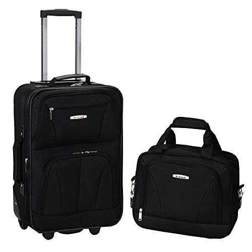 Rockland Fashion Softside Upright Luggage Set