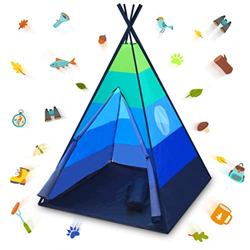 USA Toyz Happy Hut Teepee Tent for Kids