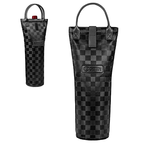 OPUX Wine Bag Single Bottle Carrier Tote