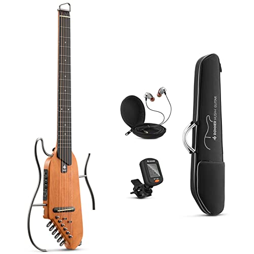 Donner HUSH-I Portable Acoustic-Electric Guitar for Travel