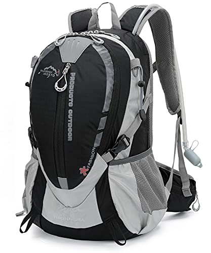 Small Hiking Backpack with Water Bladder and Rain Cover