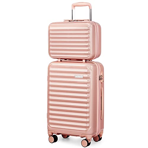 Coolife Expandable Luggage Suitcase with TSA Lock