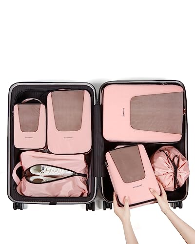 BAGSMART 6-Piece Packing Cubes Set - Stay Organized While Traveling