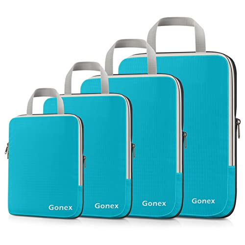 Gonex Compression Packing Cubes - Ultimate Space-Saving Travel Organizers
